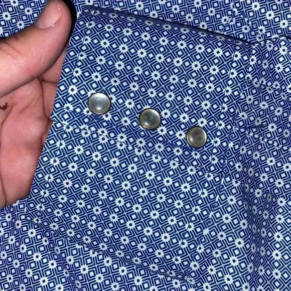 Wranglers Men’s 2X Tall Button Down Shirt - Picture 6 of 7